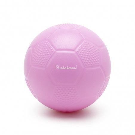 Ballon football 18 cm | Rose - Ratatam