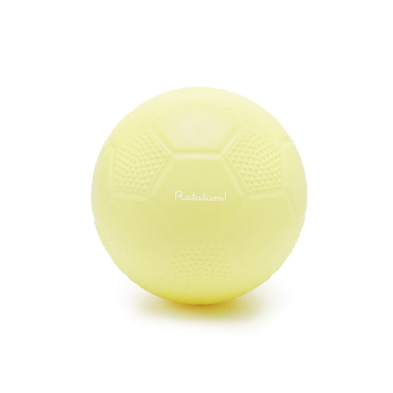 Ballon football 18 cm | Jaune