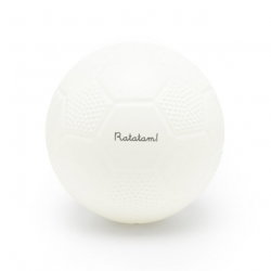 Ballon football 18 cm | Blanc