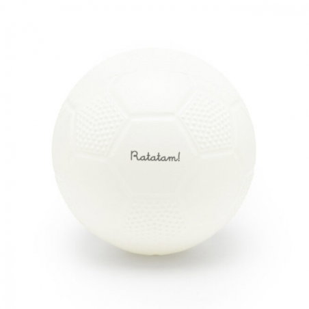 Ballon football 18 cm | Blanc - Ratatam