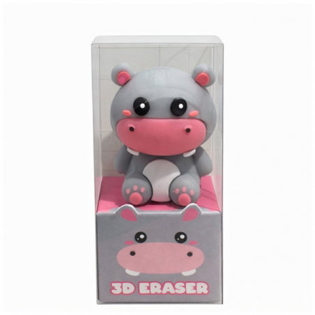 Gomme animaux | Hipopotam - Sélection déco