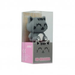 Gomme animaux | Chat gris - Sélection déco