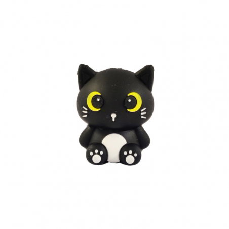 Gomme animaux | Chat noir - Sélection déco