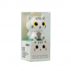 Gomme animaux | Chat blanc - Sélection déco