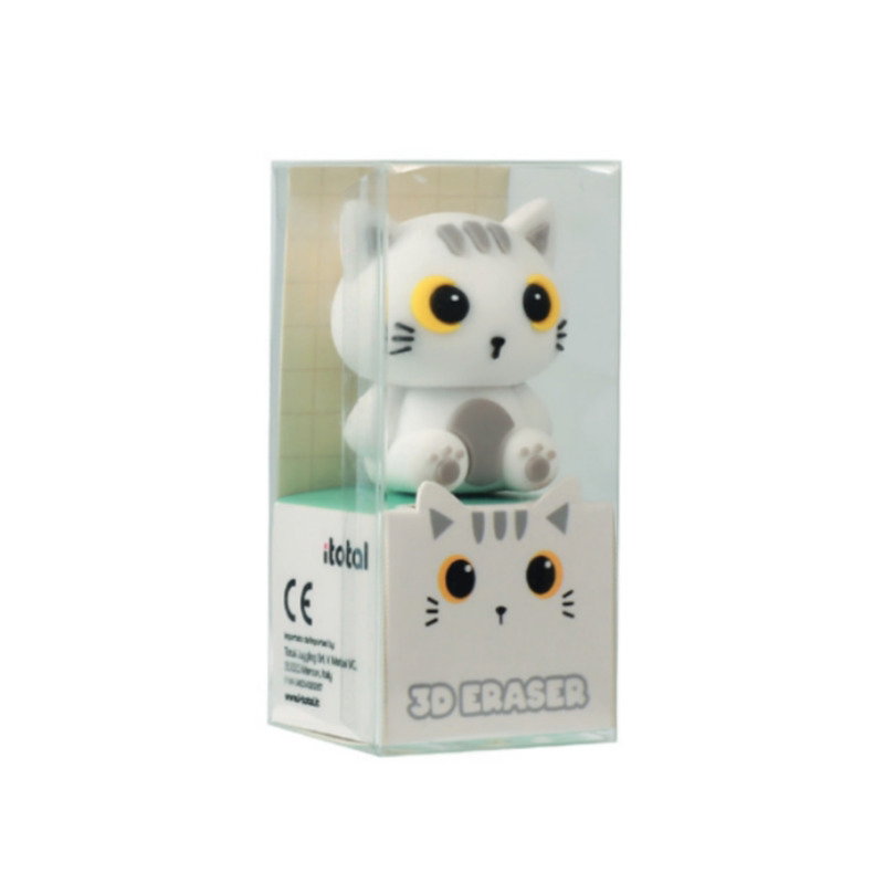 Gomme animaux | Chat blanc
