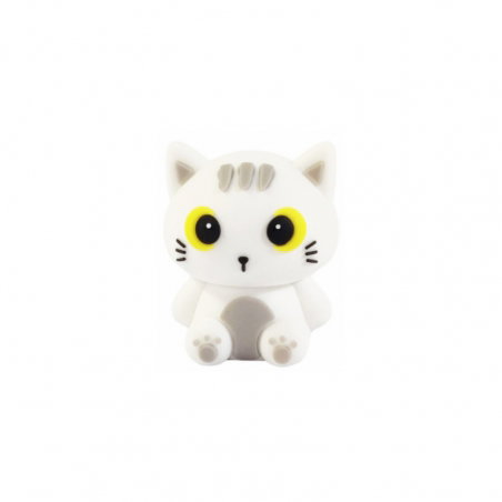 Gomme animaux | Chat blanc - Sélection déco