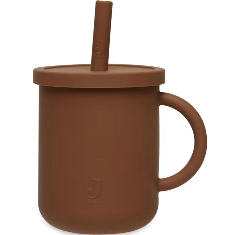 Gobelet avec paille | Caramel