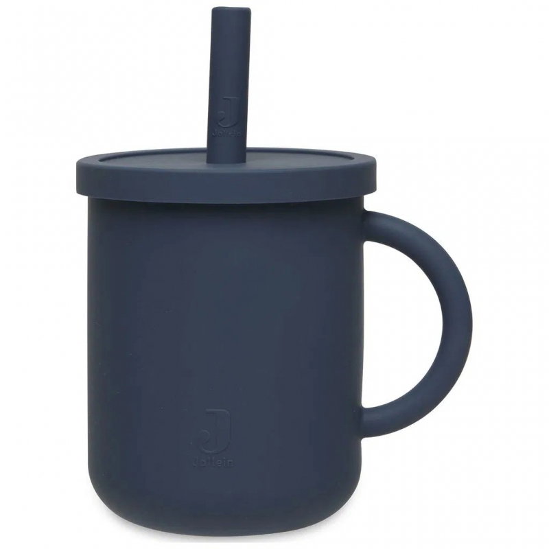 Gobelet avec paille | Jeans blue