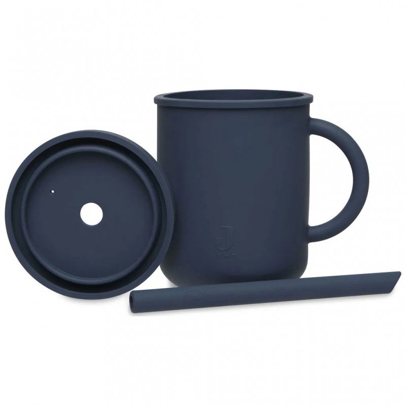 Gobelet avec paille | Jeans blue