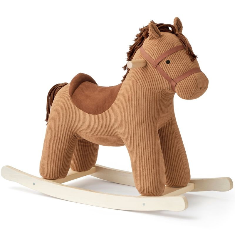 Cheval à bascule Vera Velours | Velours Marron