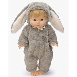 Ensemble bunny en fausse fourrure beige