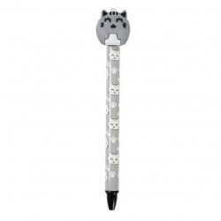 Stylo effaçable 3D | Chat gris - Sélection déco