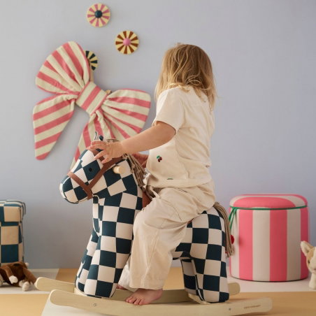 Cheval à bascule Miro | Damier - Kid's concept
