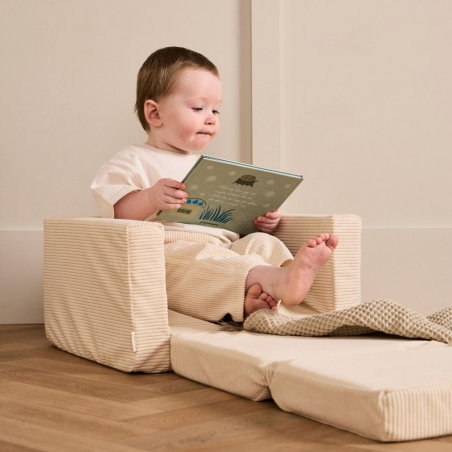 Fauteuil pliable | Ecru - Kid's concept