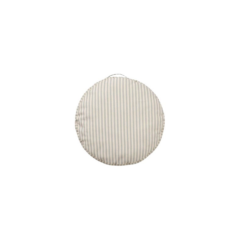 Coussin de sol rayé | Bleu