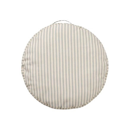 Coussin de sol rayé | Bleu