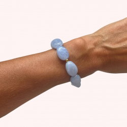 Bracelet Bougainvillier - Bleu ciel