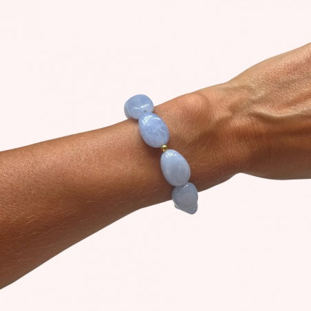 Bracelet Bougainvillier - Bleu ciel - Almati