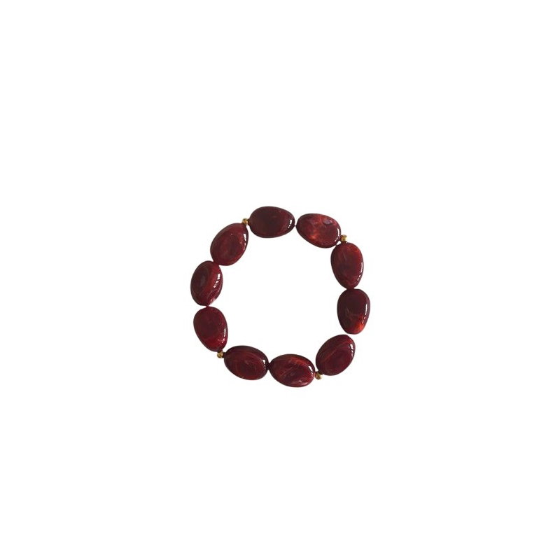 Bracelet Bougainvillier - Bordeaux