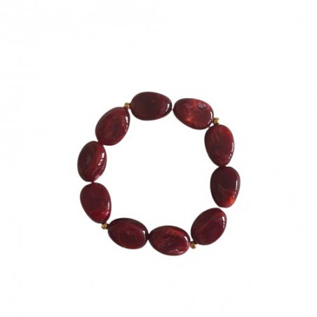 Bracelet Bougainvillier - Bordeaux - Almati