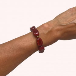 Bracelet Bougainvillier - Bordeaux