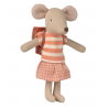 Grande soeur souris | Sac à dos rose