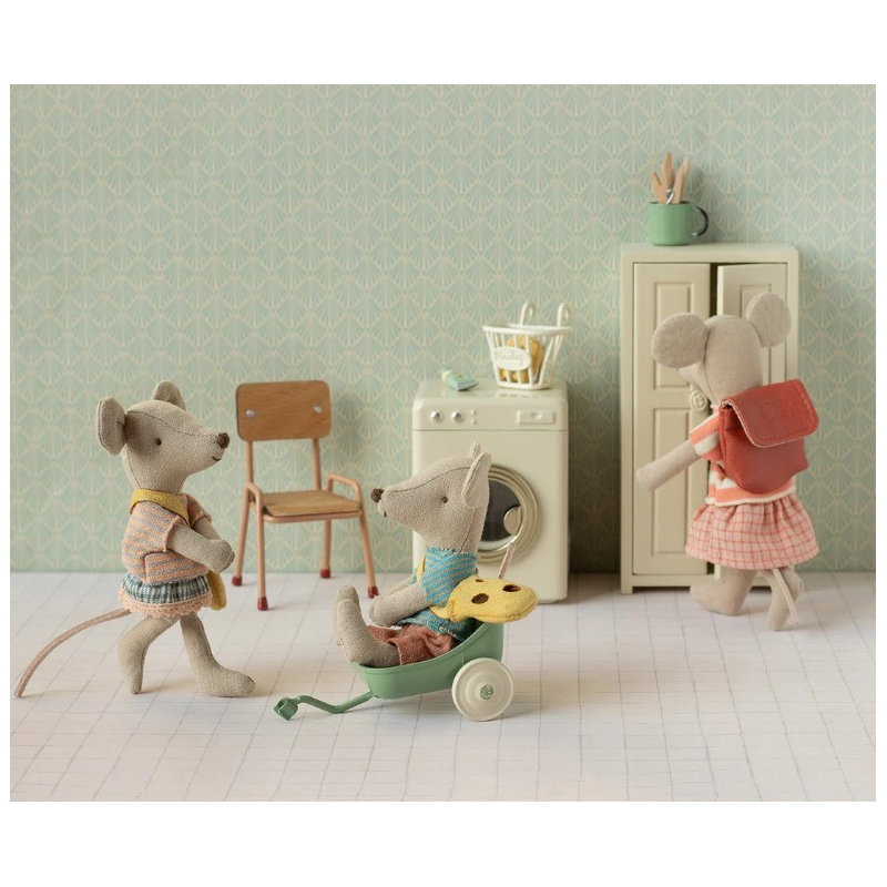 Grande soeur souris | Sac à dos rose