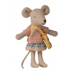 Petite soeur souris avec son sac - Maileg