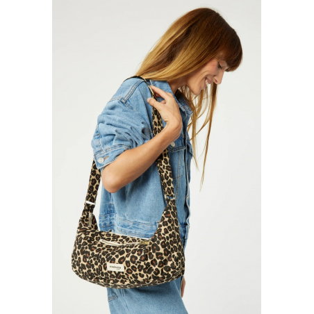 Sac mini Charlot | Leopard beige - Rive droite