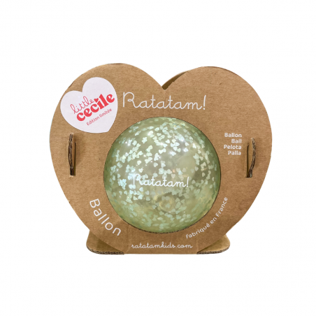 Ballon coeur 10 cm | Vert - Ratatam