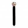 Attache tétine "Pebble" | Black/Graou