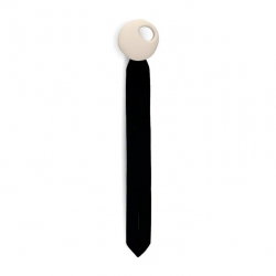 Attache tétine "Pebble" | Black/Sand - Elhée