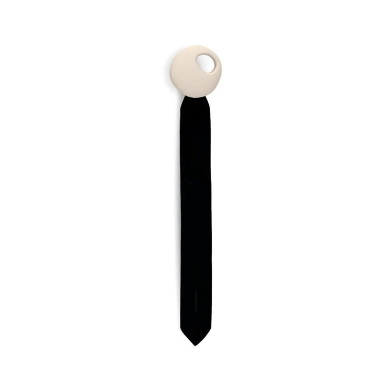 Attache tétine "Pebble" | Black/Sand