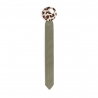 Attache tétine "Pebble" | Kaki/Graou