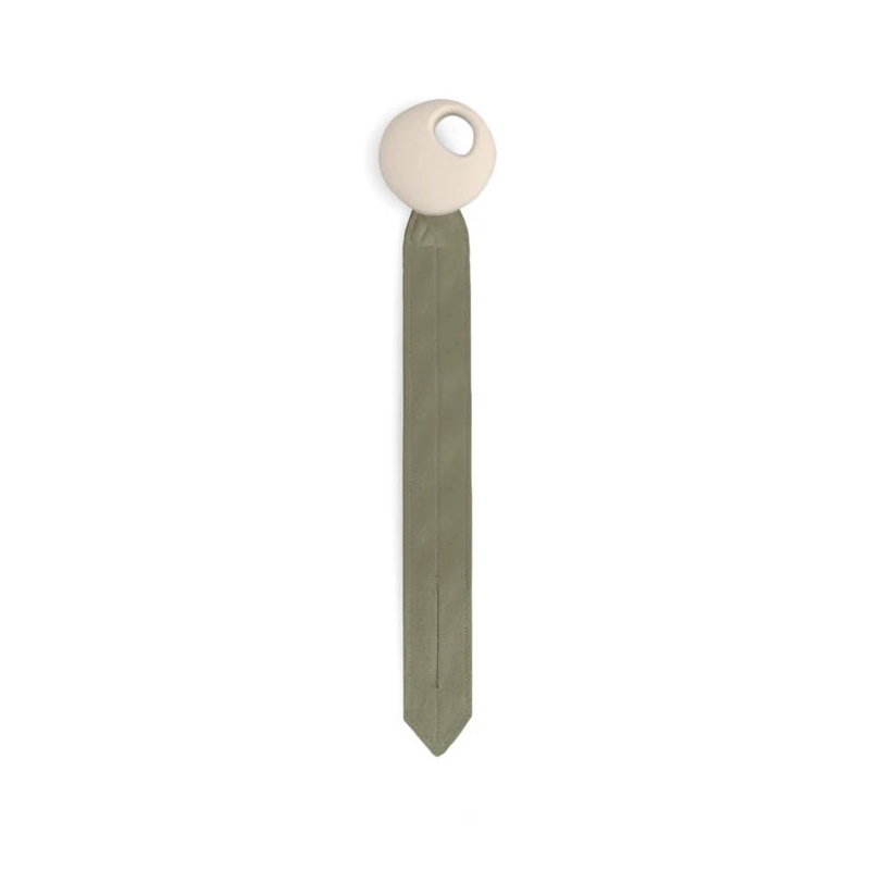 Attache tétine "Pebble" | Kaki/Sand