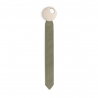 Attache tétine "Pebble" | Kaki/Sand