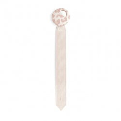 Attache tétine "Pebble" | Sand/Graou Pink - Elhée