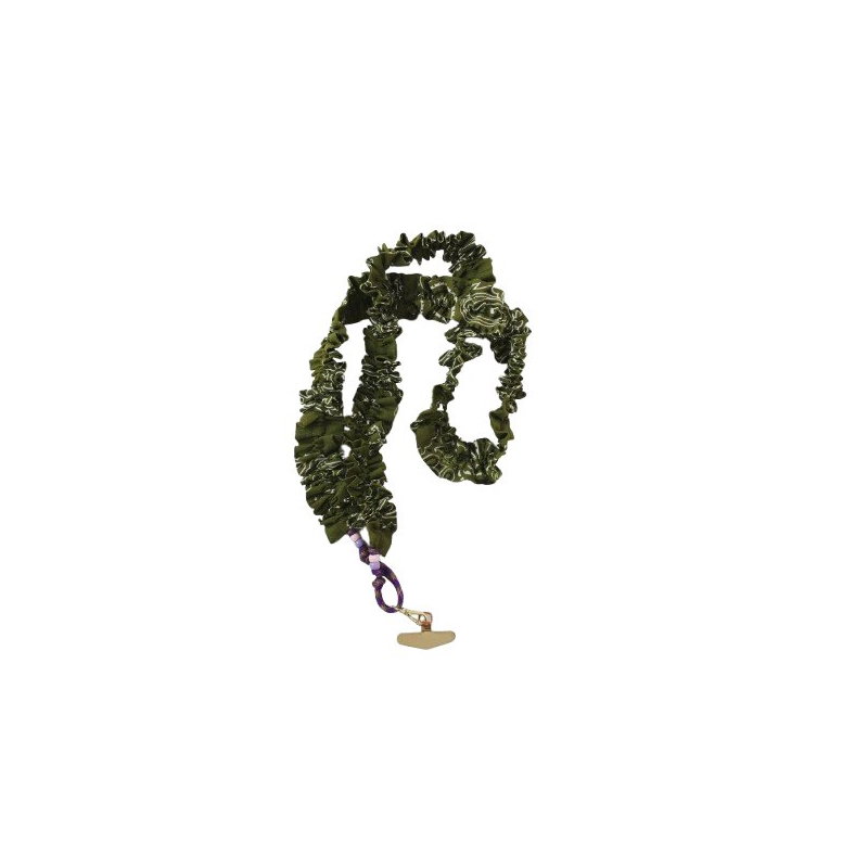 Cordon de téléphone Froufrou | Vert olive