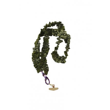 Cordon de téléphone Froufrou | Vert olive - Maison Saussure