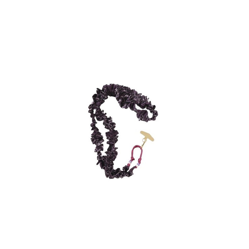 Cordon de téléphone Froufrou | Prune