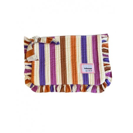 Pochette Janice | Rayures multicolores - Bëllemme