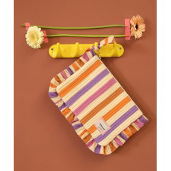 Pochette Janice | Rayures multicolores