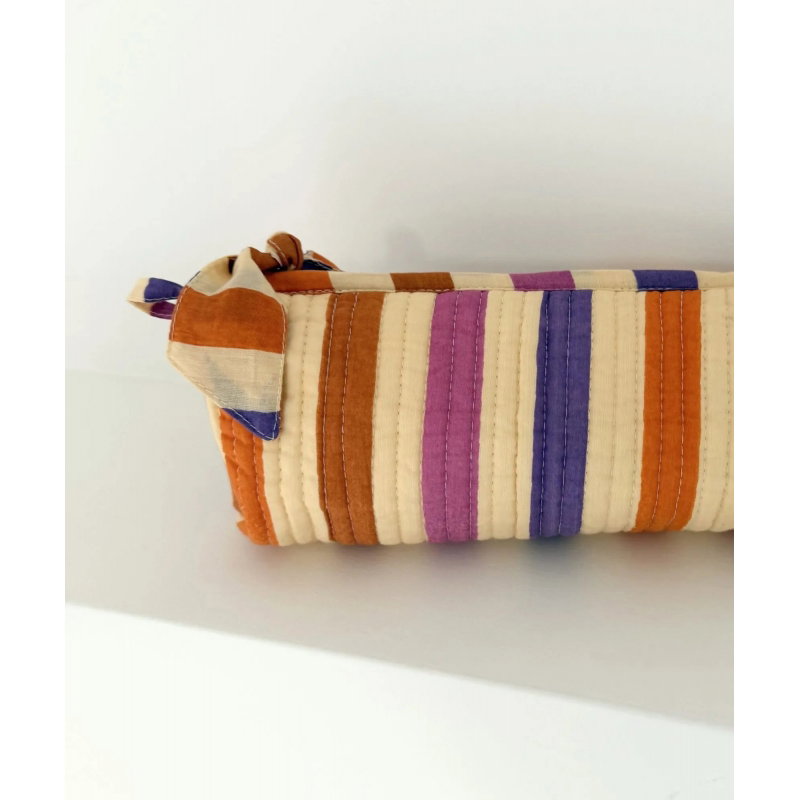 Trousse d'écolier | Rayures multicolores