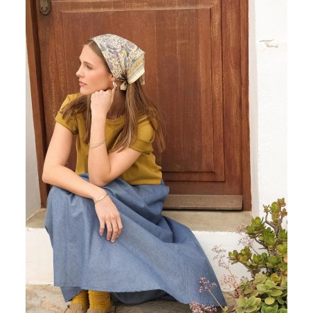Foulard Petit format | Haydee sorbet citron vert - Bëllemme
