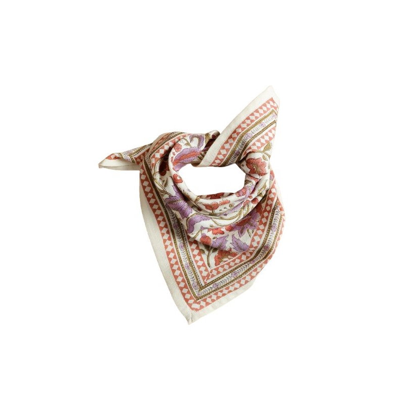Foulard Petit format | Courtney terracotta
