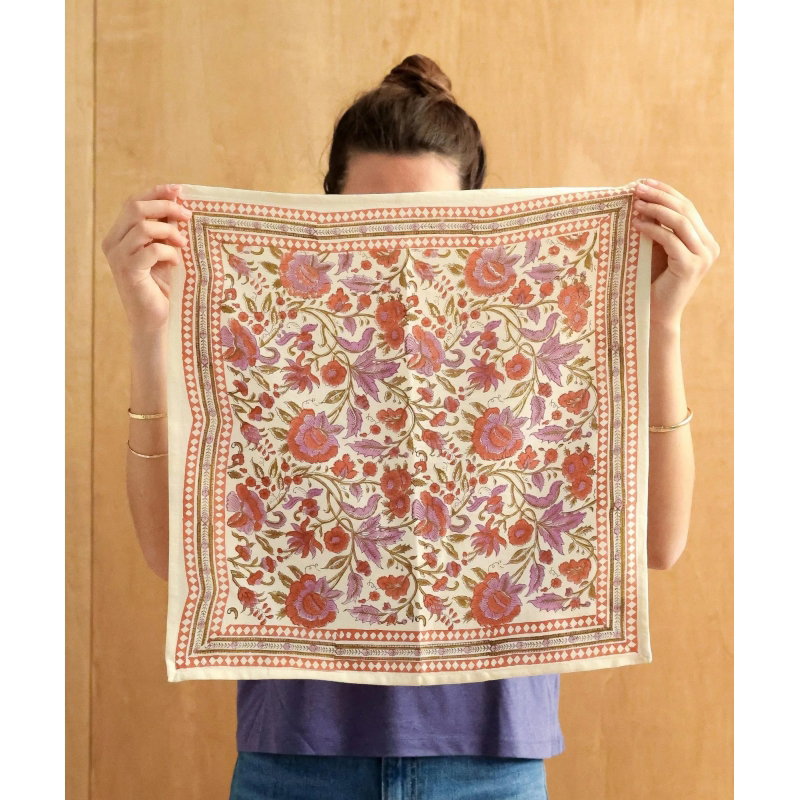 Foulard Petit format | Courtney terracotta