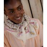 Foulard Grand format | Rosa violette