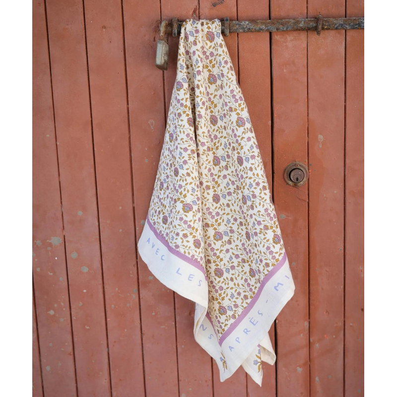 Foulard Grand format | Rosa violette