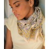 Foulard Grand format | Haydee sorbet citron vert violette