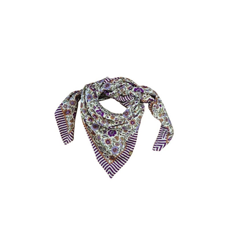 Foulard Grand format | Ashley lavande